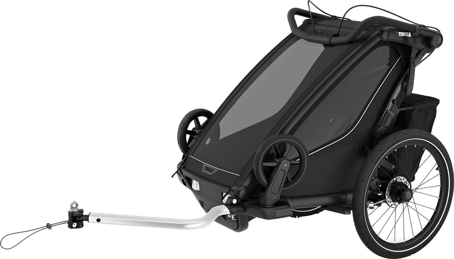 Remorque de vélo Thule pour 1 Enfant - Chariot Sport 2 Single - noir – Image 8