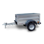 Remorque Utilitaires 1 Essieu Cresci H3 S.F. — Compacte, Robustesse Acier et Ridelles 500 mm