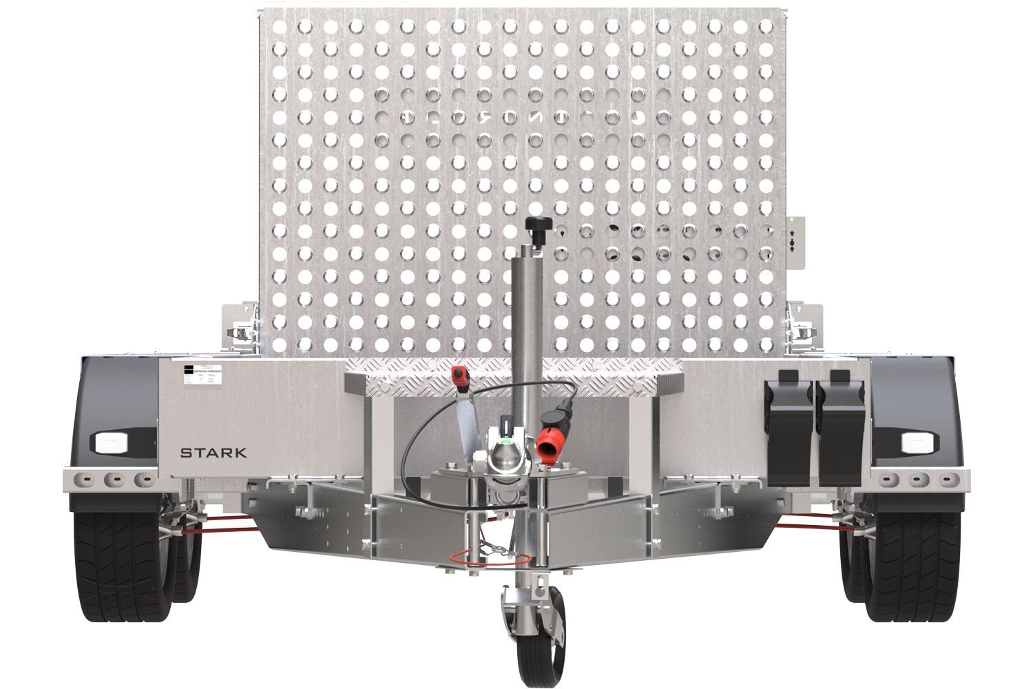 Remorque de chantier pour le transport d’une mini pelle – UNITRAILER STARK 3 260 – Image 6