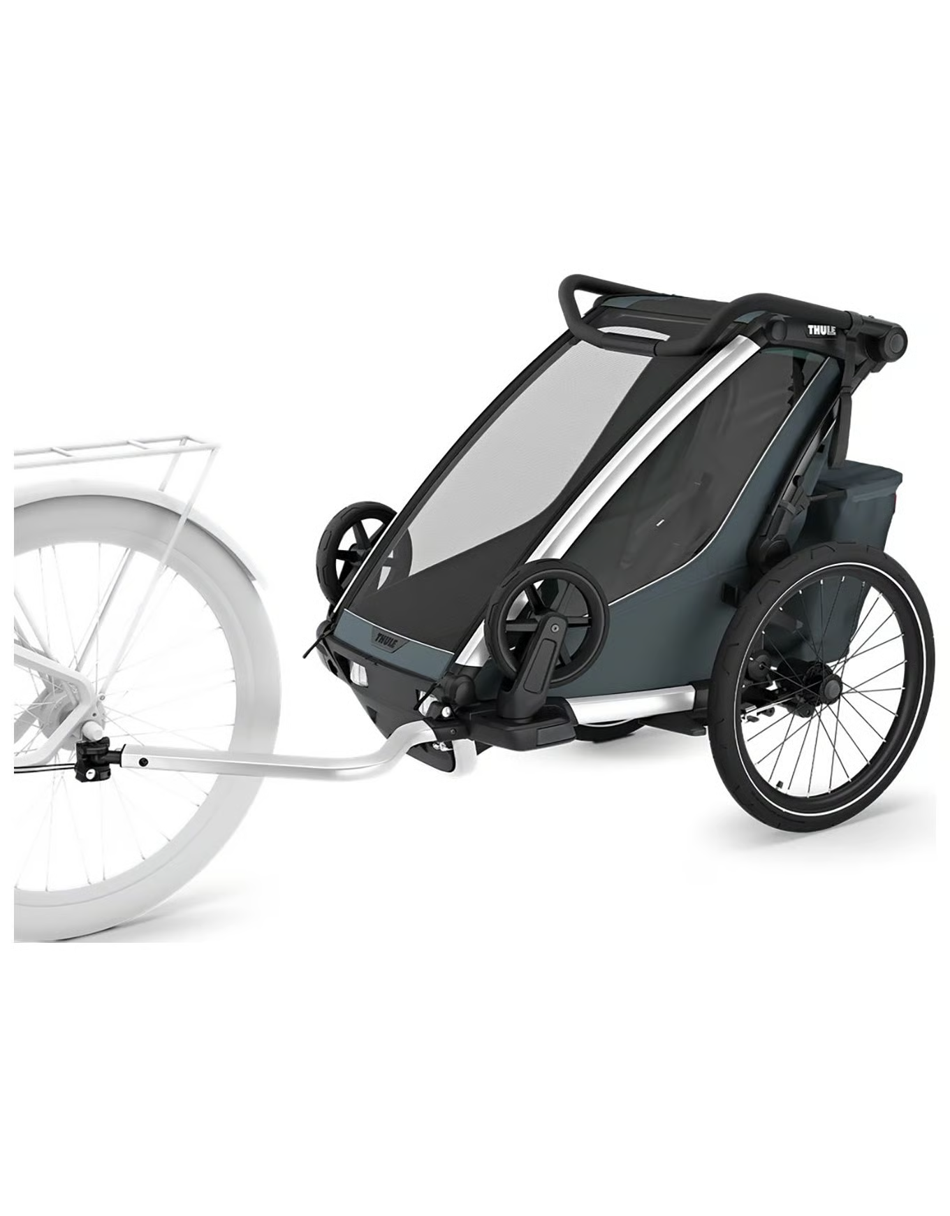 Remorque thule velo pour 1 Enfant - Chariot Cross 2 Single - dark slate – Image 6