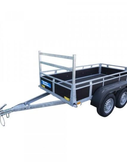 Remorque en bois 2m57x1m57 750kg 2 essieux