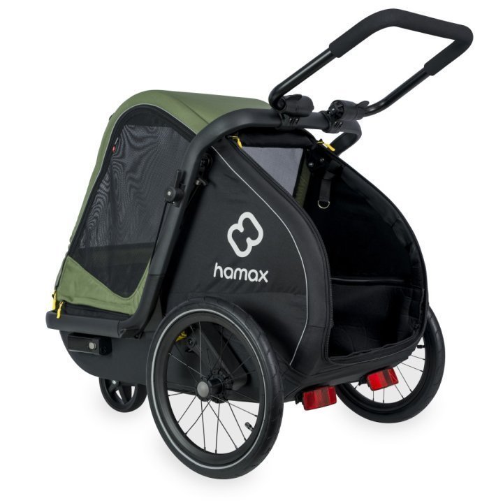 Remorque vélo animaux Hamax - Pluto Medium - vert/noir – Image 9