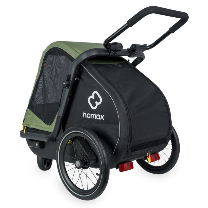 Remorque vélo animaux Hamax - Pluto Medium - vert/noir – Image 8