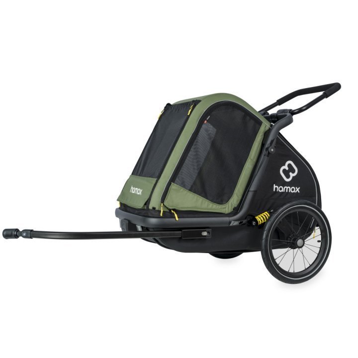Remorque vélo animaux Hamax - Pluto Medium - vert/noir – Image 11