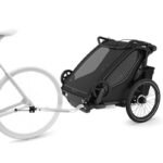 Remorque bébé vélo​ Thule pour 2 Enfants - Chariot Sport 2 Double - noir