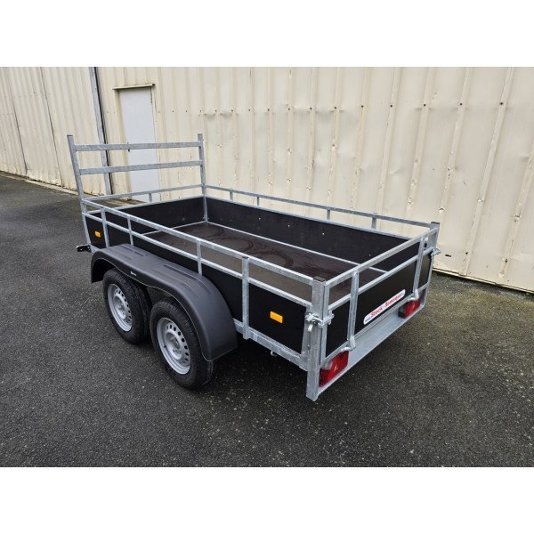 Remorque pour bois de chauffage 2m25x1m31 750kg 2 essieu – Image 3