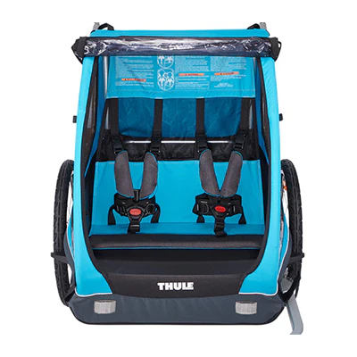 Remorque poussette 2 enfants pour vélo Thule Chariot Coaster XT – Image 2