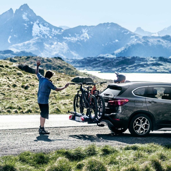 Porte vélo sur attelage Thule VeloSpace XT -2 Vélos Aluminium – Image 6