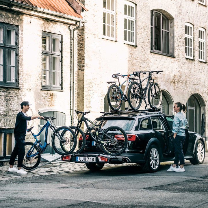 Porte vélo sur attelage Thule VeloSpace XT -2 Vélos Aluminium – Image 5